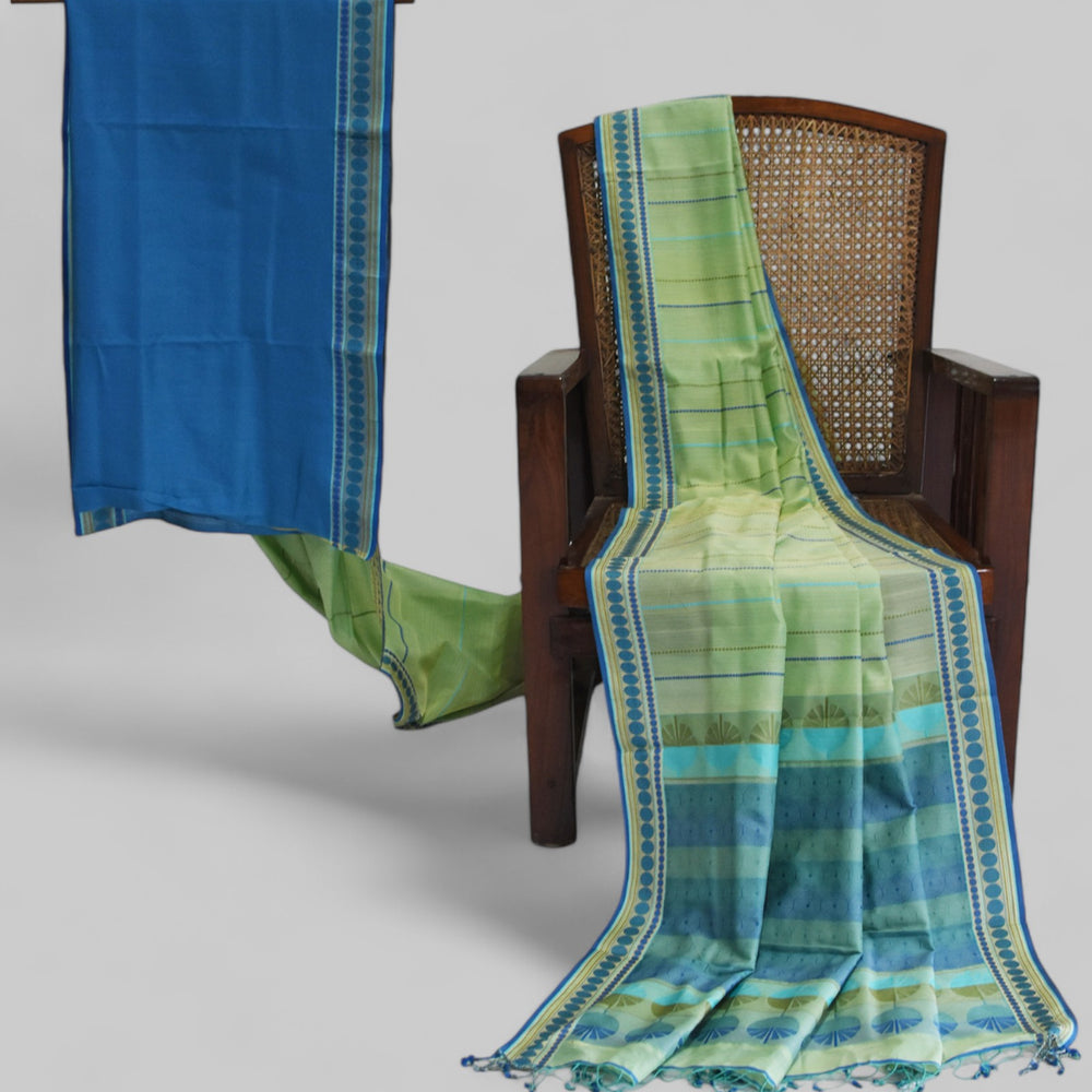 
                      
                        Light Green - Spherical Grace Organic Cotton Saree
                      
                    