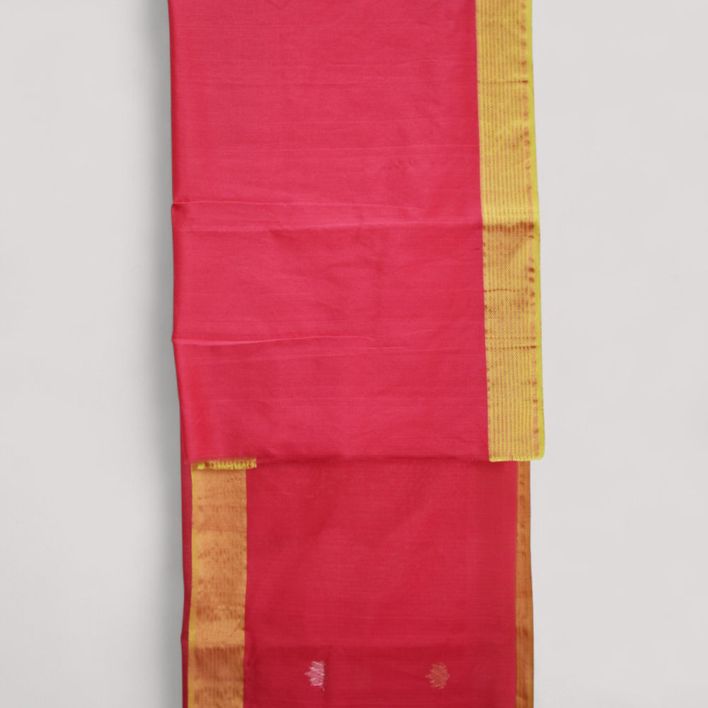 
                      
                        Pink - Lotus butta Organic Cotton Saree
                      
                    