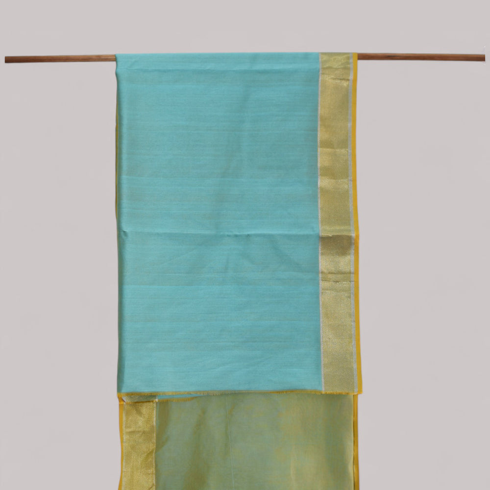 
                      
                        Seagreen - Gilded Grove Organic Cotton Saree
                      
                    