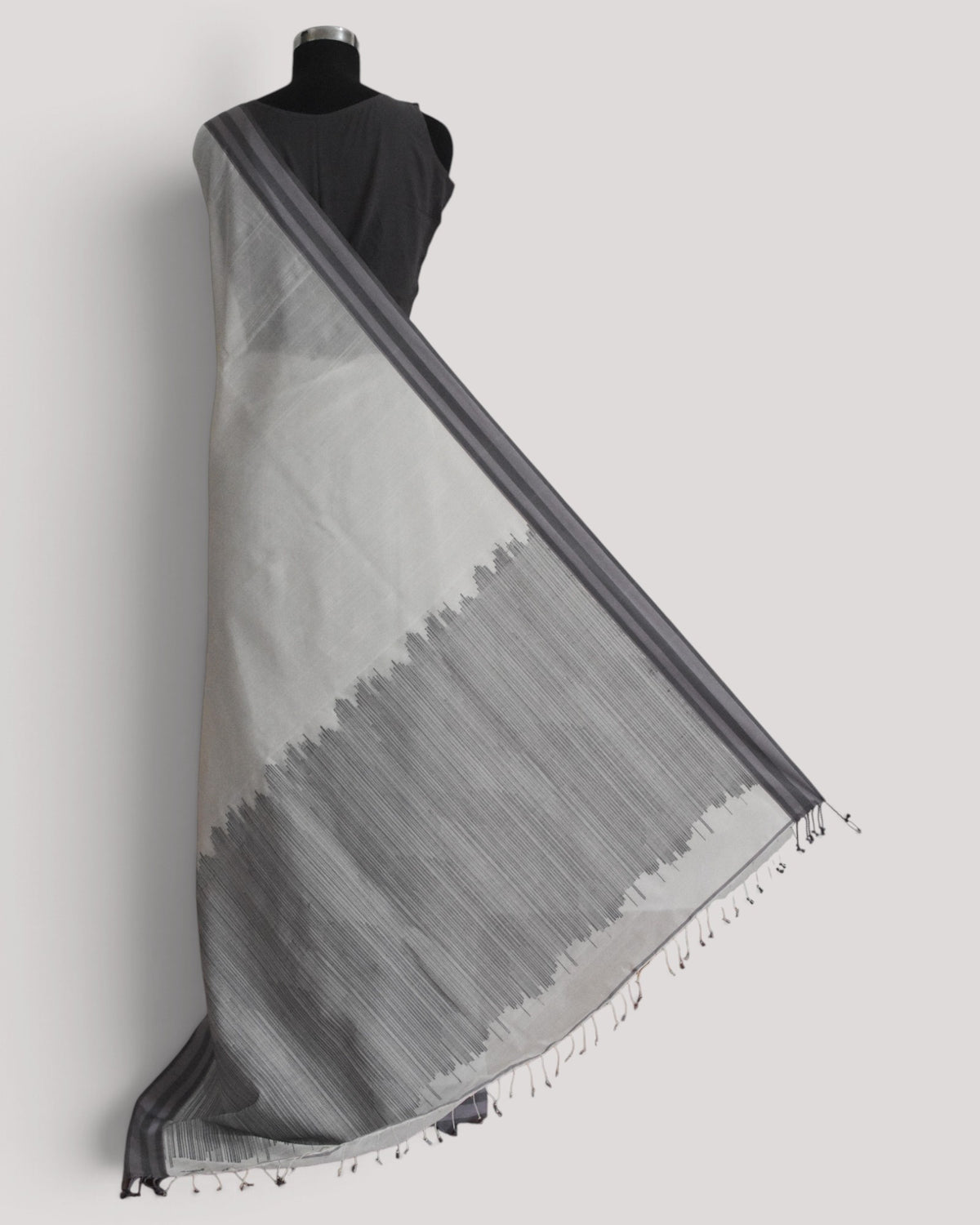 White - Classic Organic Cotton Saree