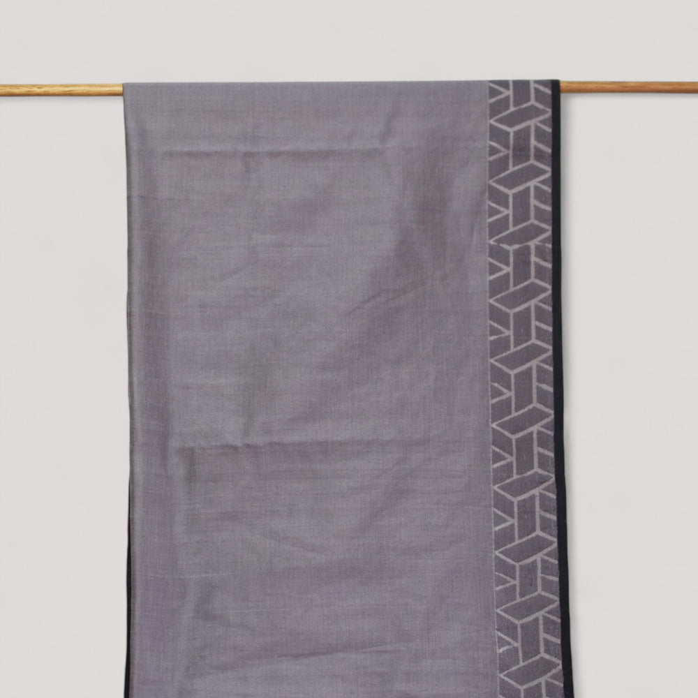 
                      
                        White - Rectangle Motif Organic Cotton Saree
                      
                    