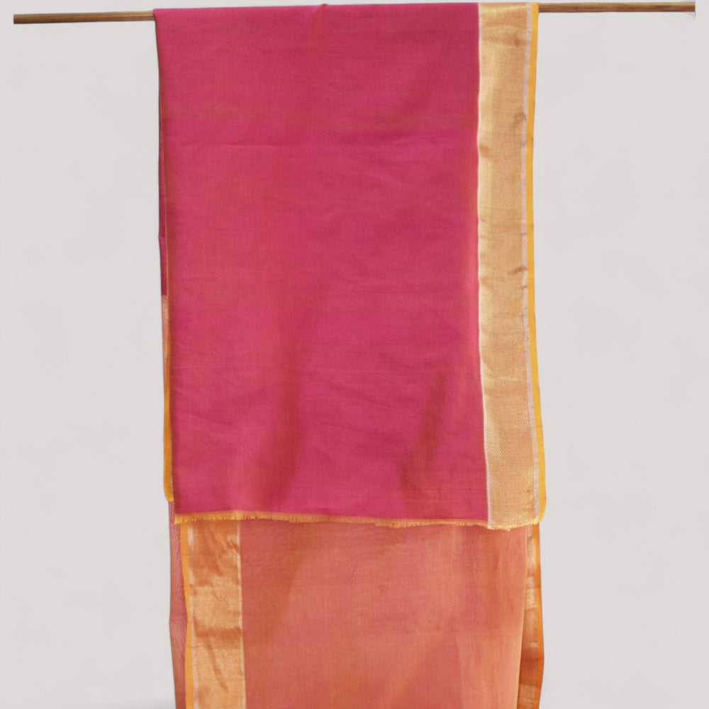 
                      
                        Pink - Gilded Grove Organic Cotton Saree
                      
                    