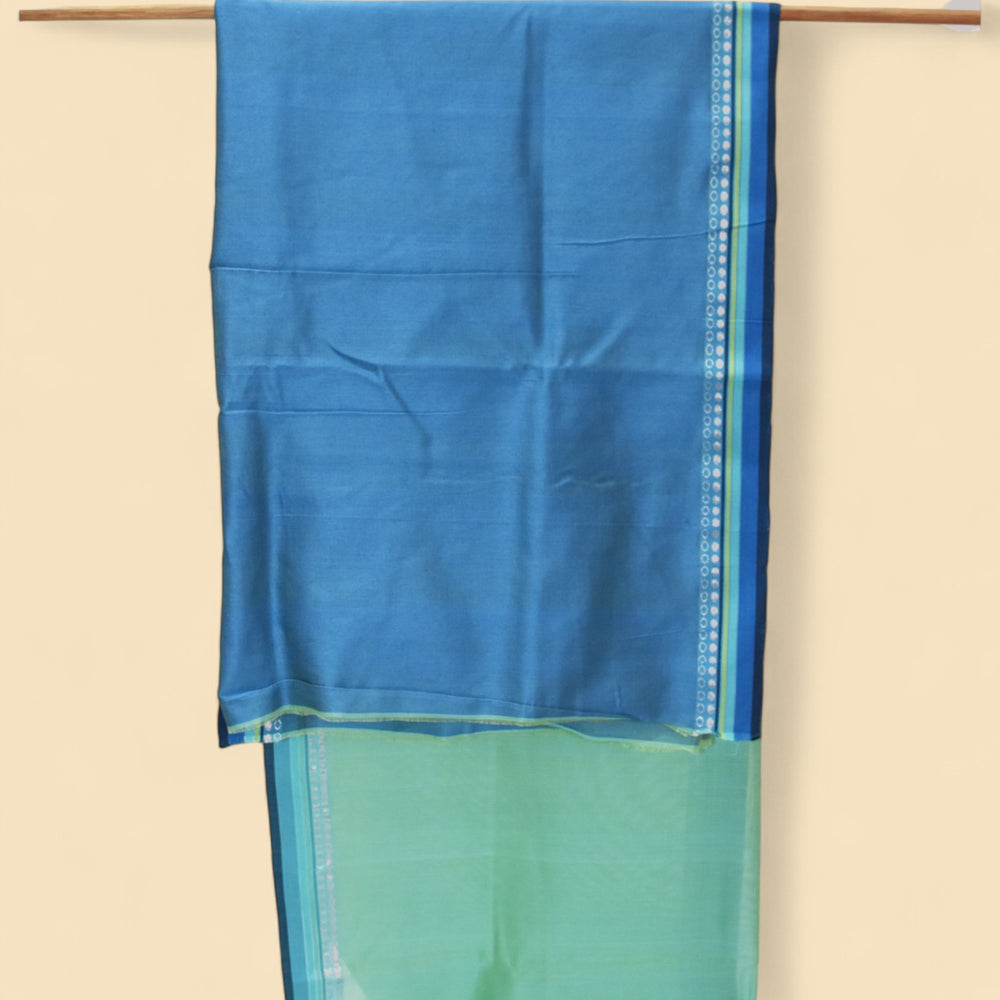 
                      
                        Sea Green - Dots and Dashes Organic Cotton Saree
                      
                    