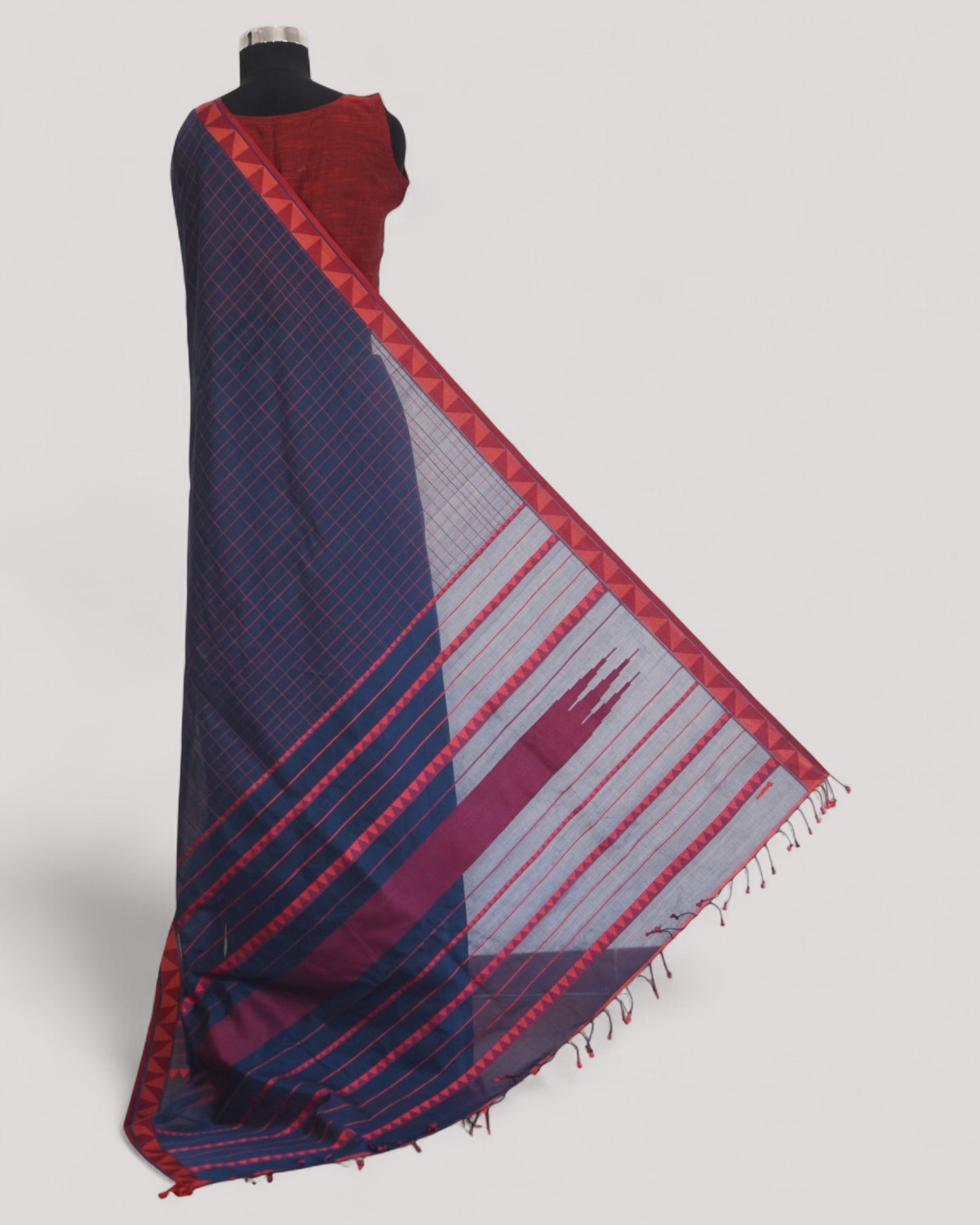 Indigo - Classic Organic Cotton Saree