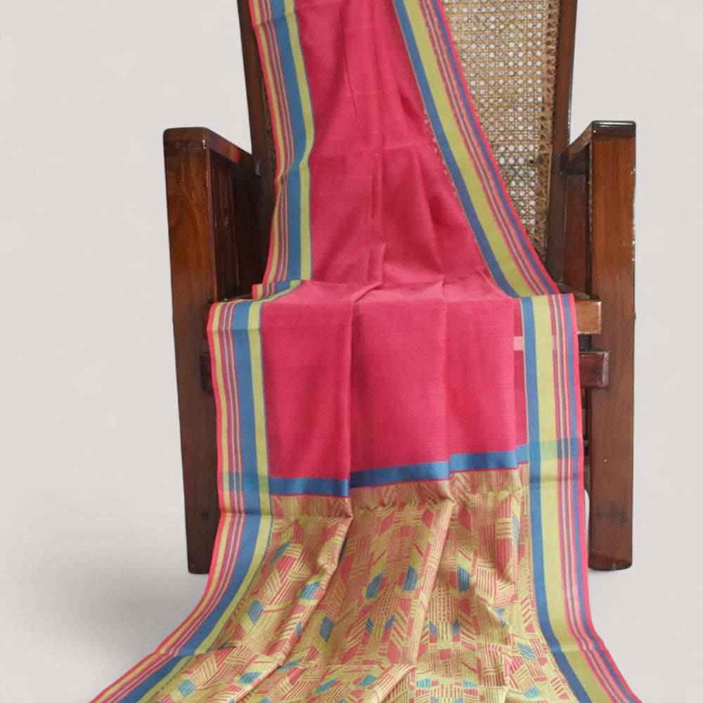 
                      
                        Pink - Athangudi Organic Cotton Saree
                      
                    