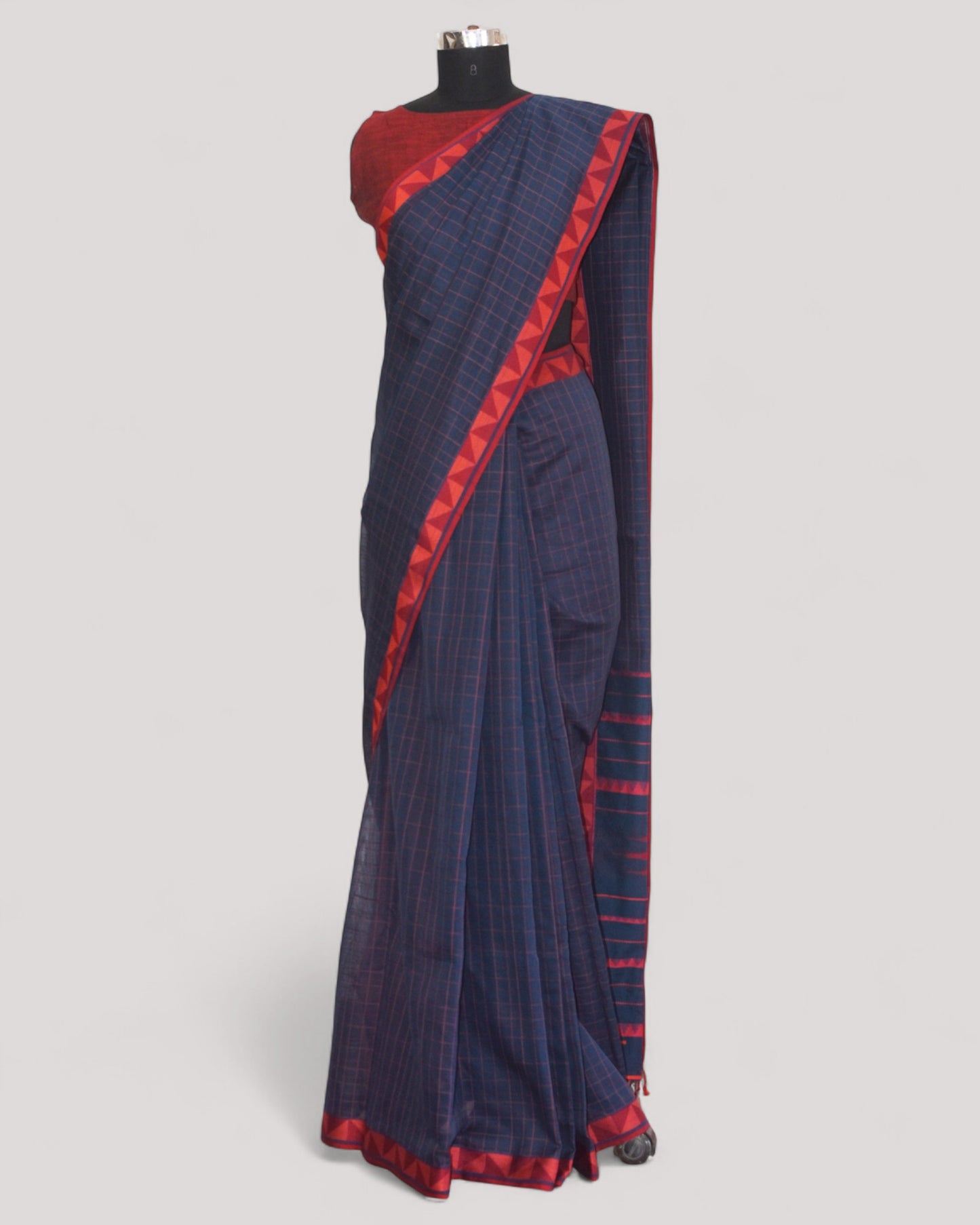 Indigo - Classic Organic Cotton Saree