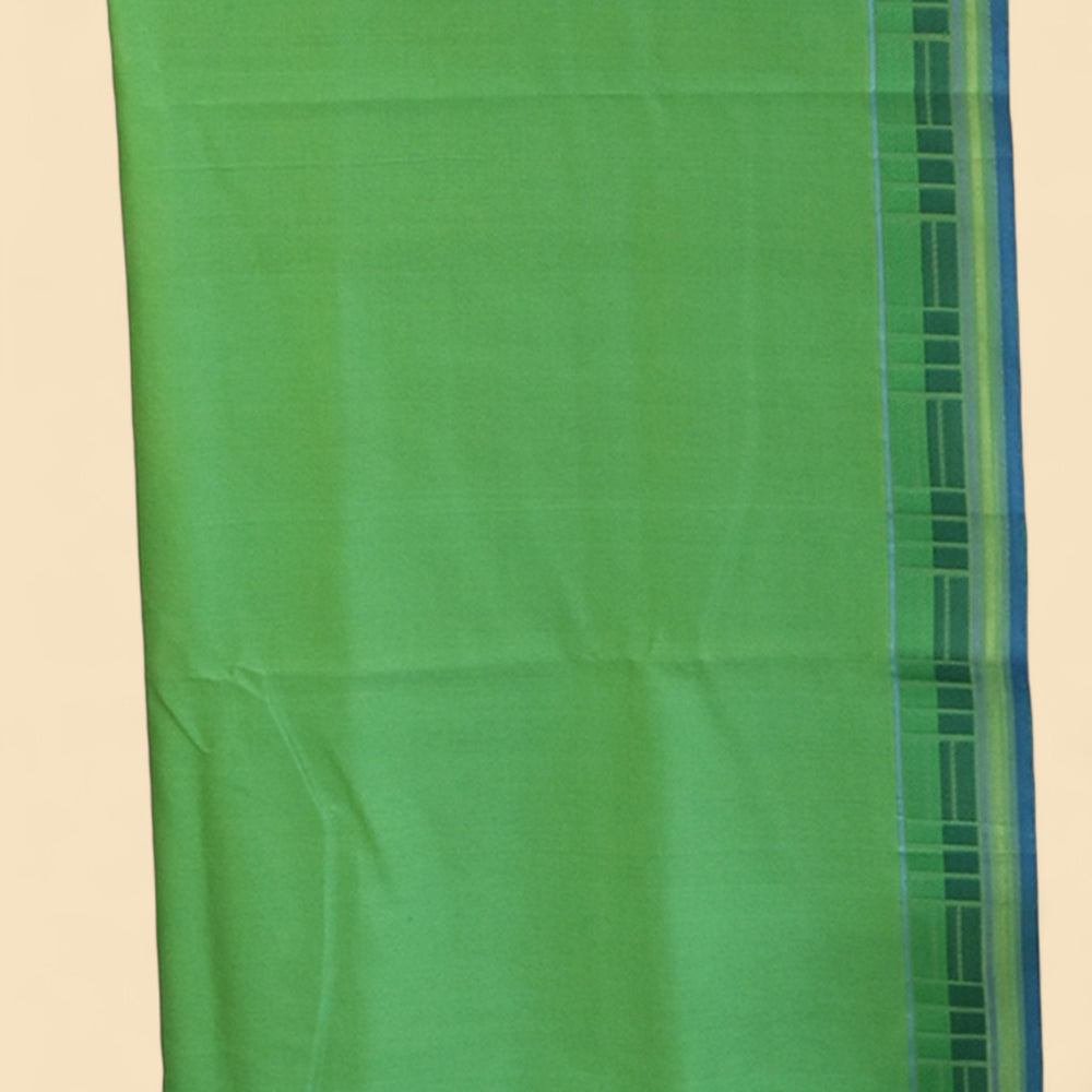 
                      
                        Olive Green - Regal Rectangle Motif Organic Saree
                      
                    