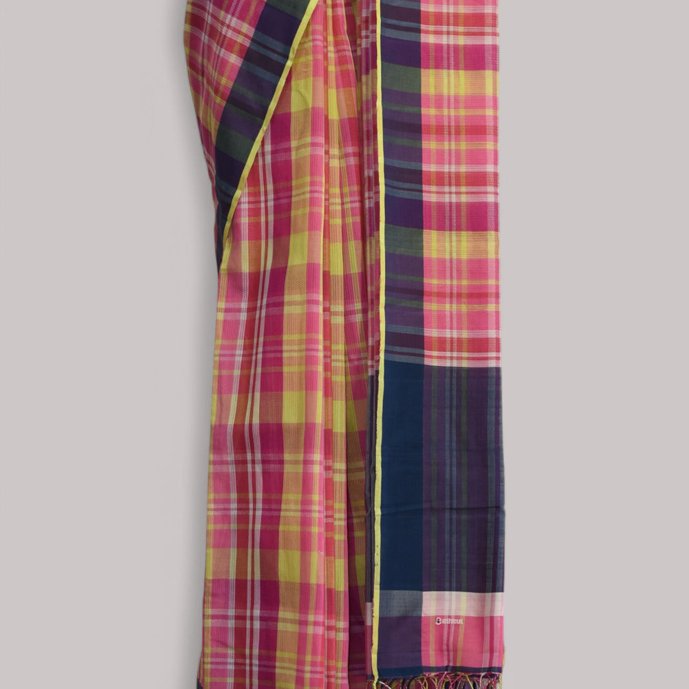 
                      
                        Pink & Green - Organic Cotton Saree
                      
                    