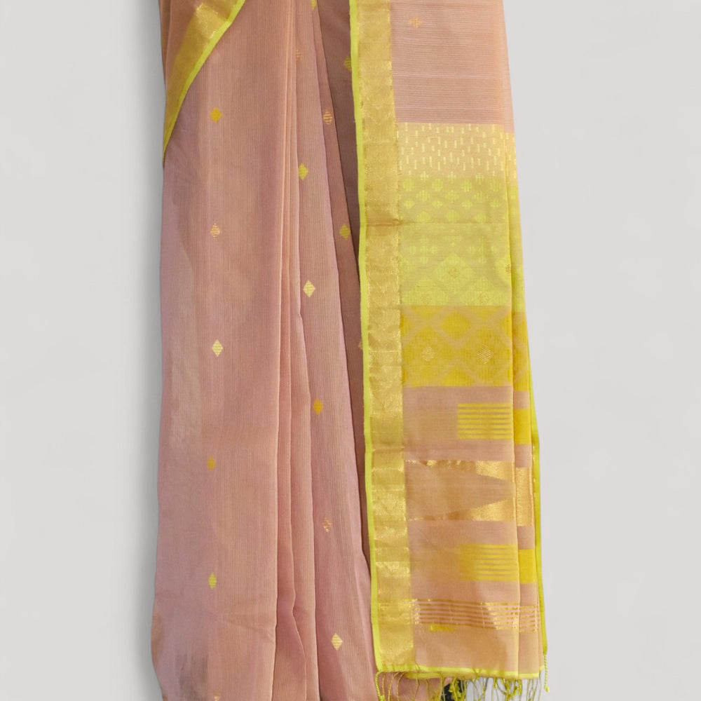 
                      
                        Beige - Kites Motif Organic Cotton Saree
                      
                    