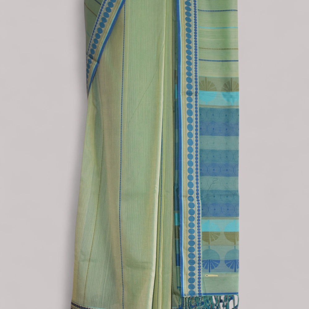 
                      
                        Light Green - Spherical Grace Organic Cotton Saree
                      
                    