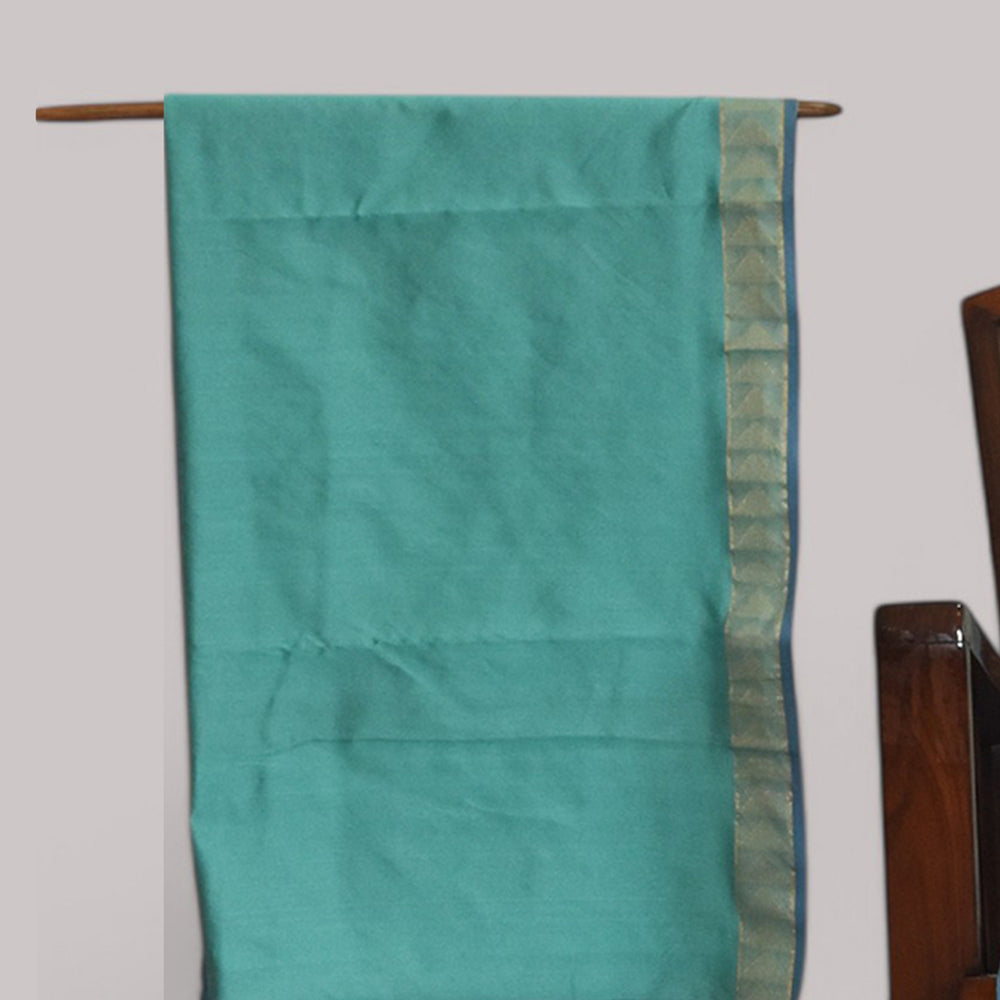 
                      
                        Sea Green - Kites Motif Organic Cotton Saree
                      
                    