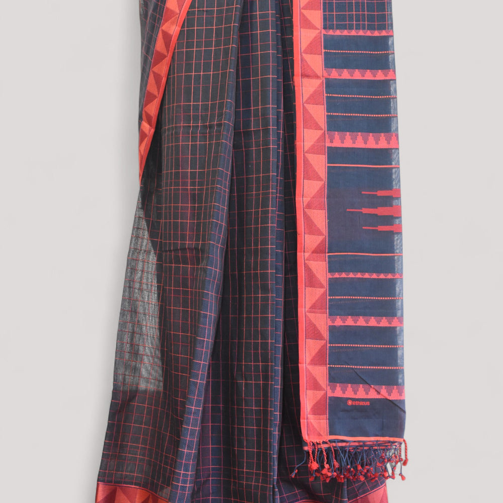 
                      
                        Midnight Blue - Classic Organic Cotton Saree
                      
                    