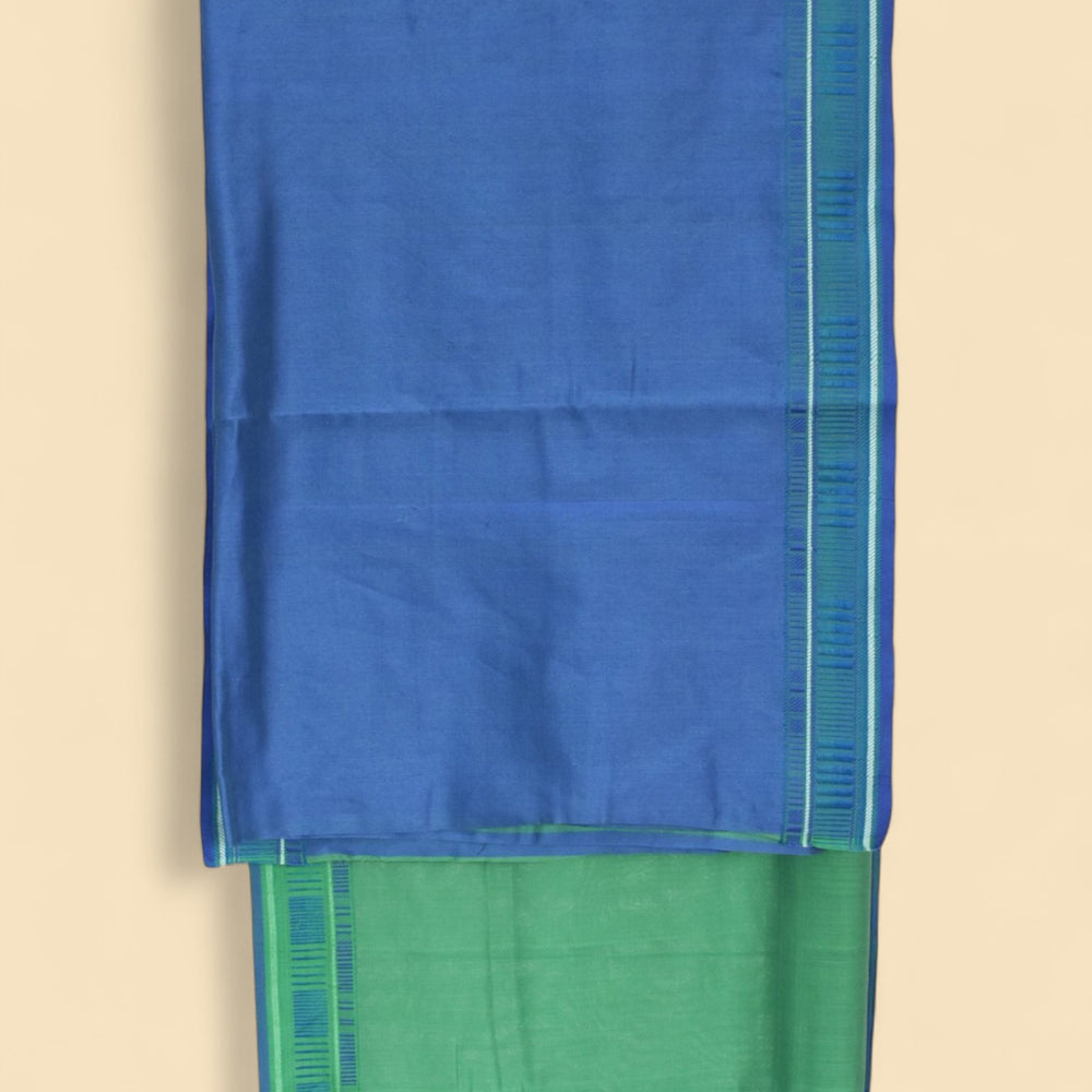 
                      
                        Green - Sticks and Swirls Organic Cotton Saree
                      
                    