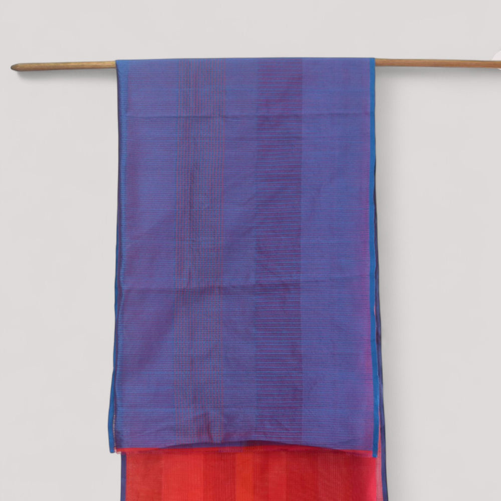 
                      
                        Red - Stitch Texture Organic Cotton Saree
                      
                    