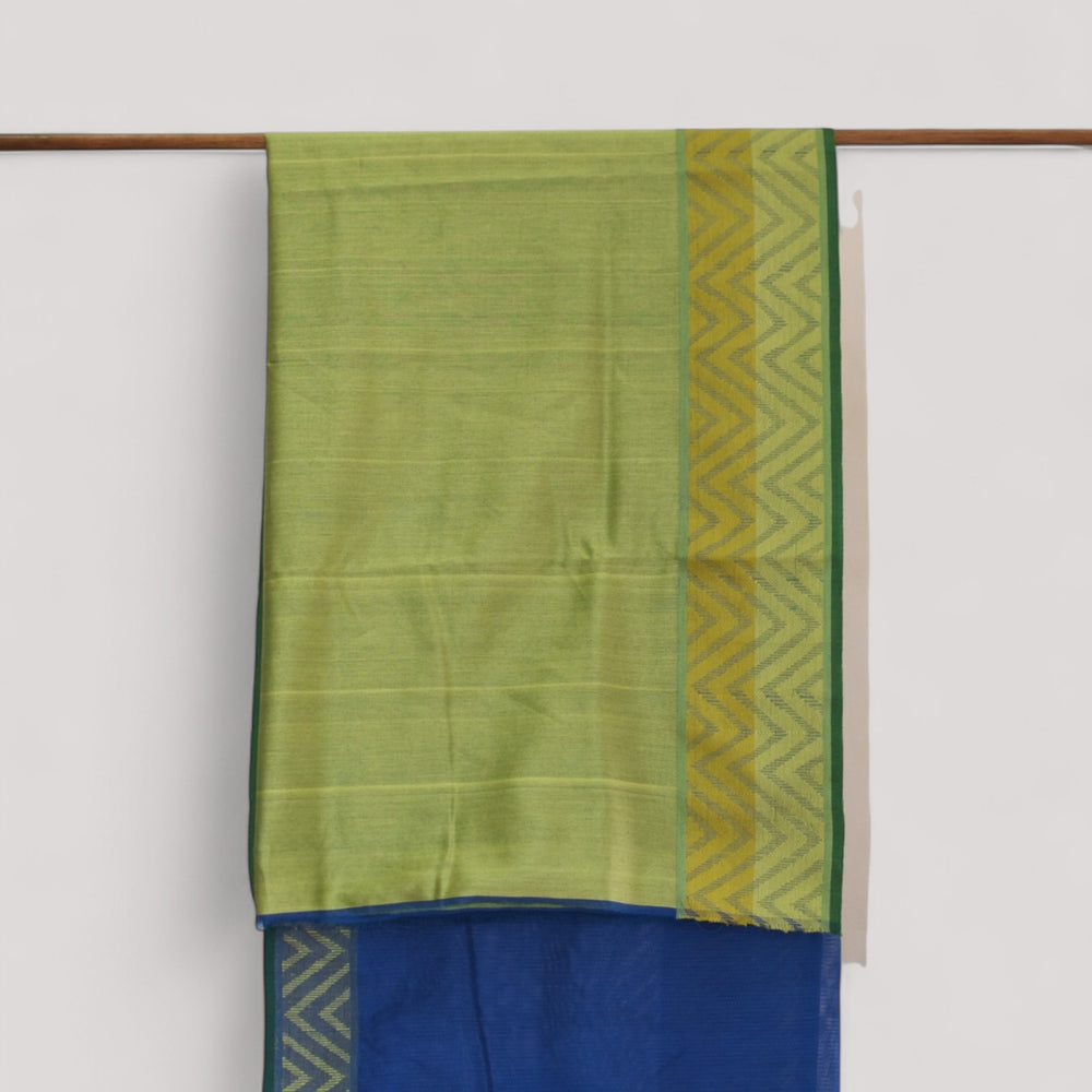 
                      
                        Blue - Tree & Leaves Motif Organic Cotton Saree
                      
                    