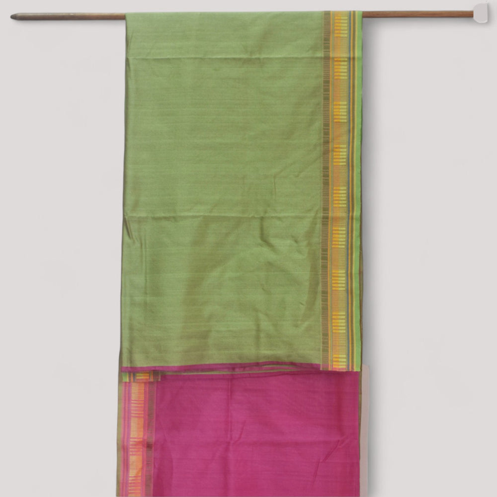 
                      
                        Pink - Sticks and Swirls Organic Cotton Saree
                      
                    