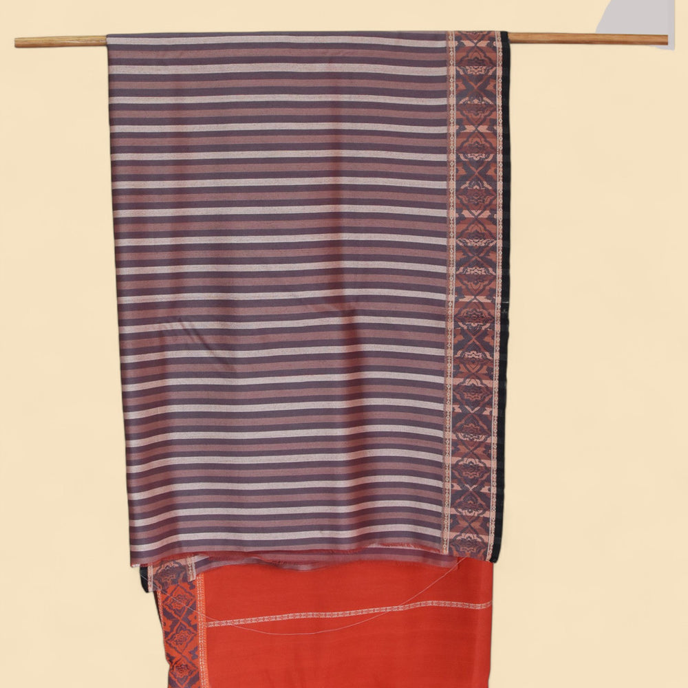 
                      
                        Brick Red - Jaipur Quilt Organic Cotton Saree
                      
                    