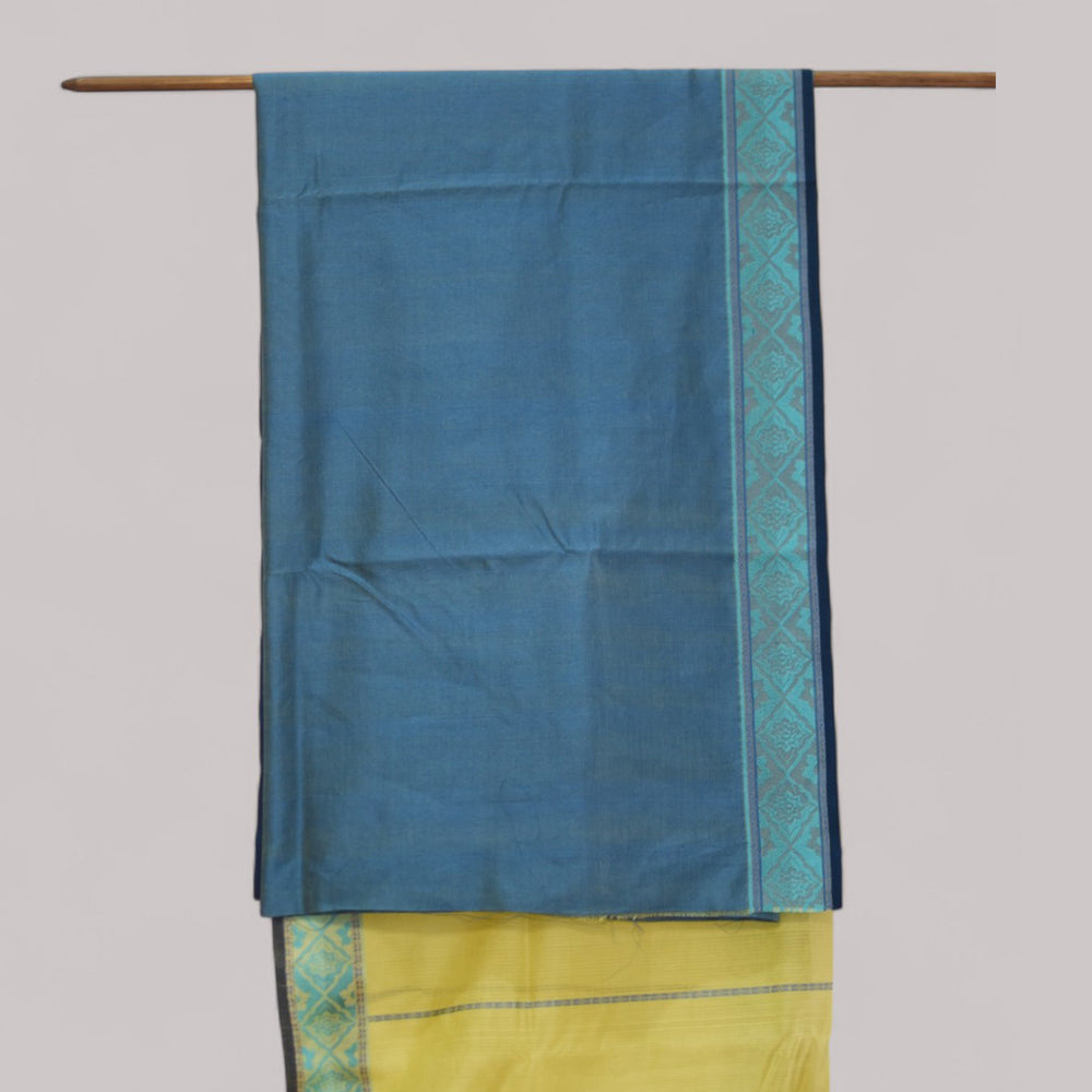 
                      
                        Yellow - Jaipur Quilt Organic Cotton Saree
                      
                    