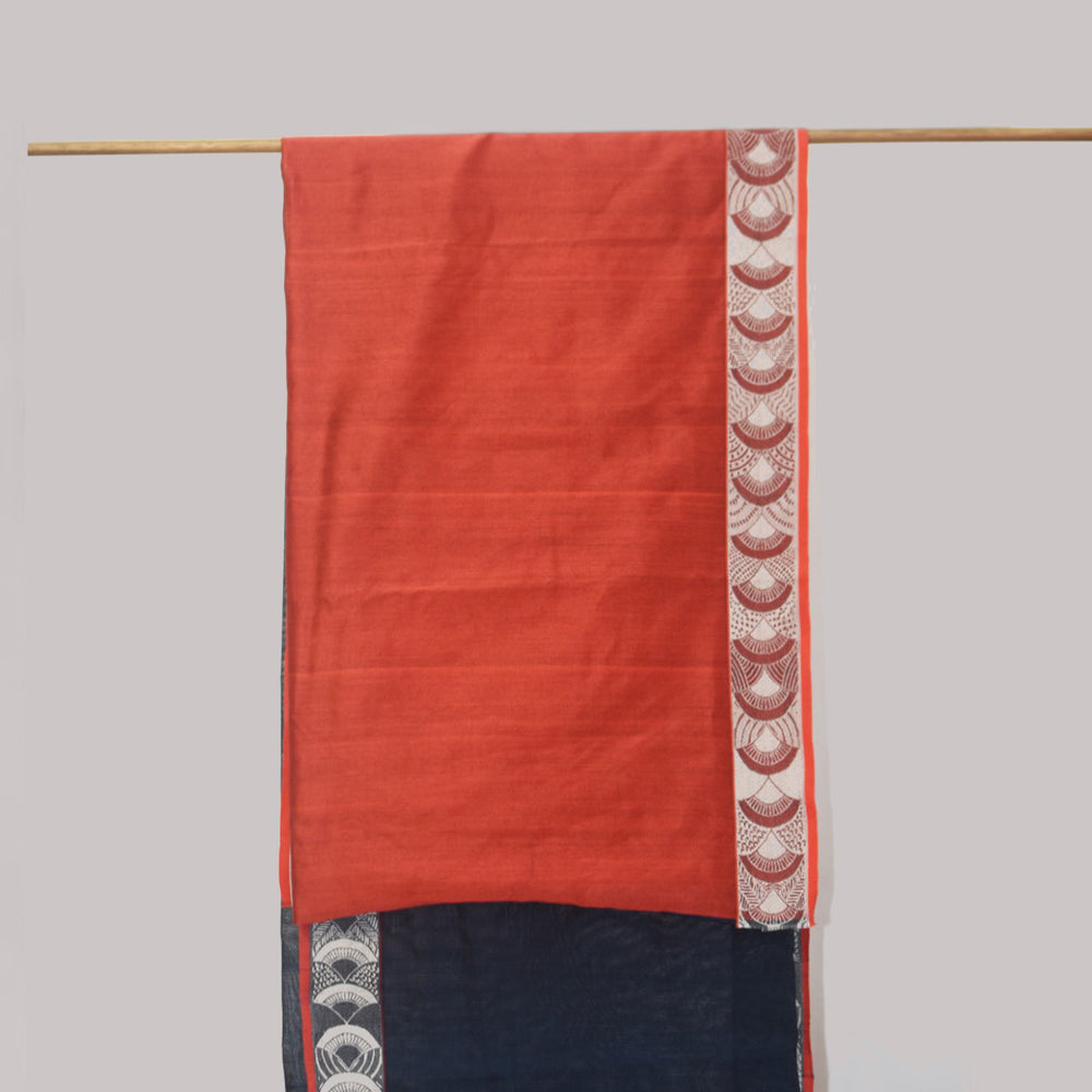 
                      
                        Indigo - Arch Motif Organic Cotton Saree
                      
                    