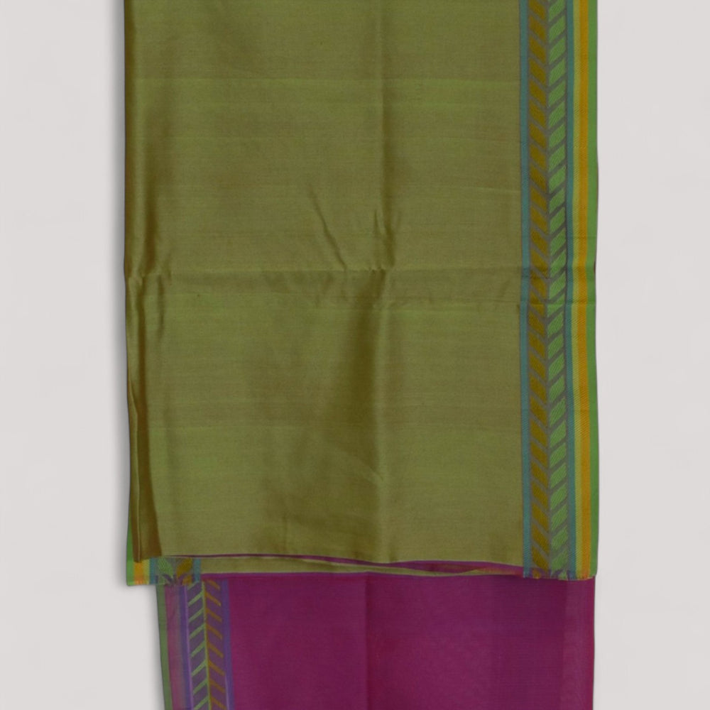 
                      
                        Pinkish Purple - Arrowed Opulence Organic Cotton Saree
                      
                    