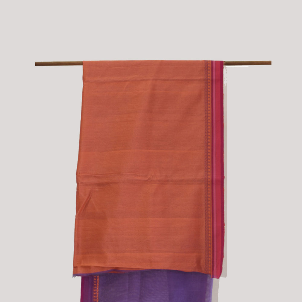 
                      
                        Light Purple - Dots and Dashes Organic Cotton Saree
                      
                    