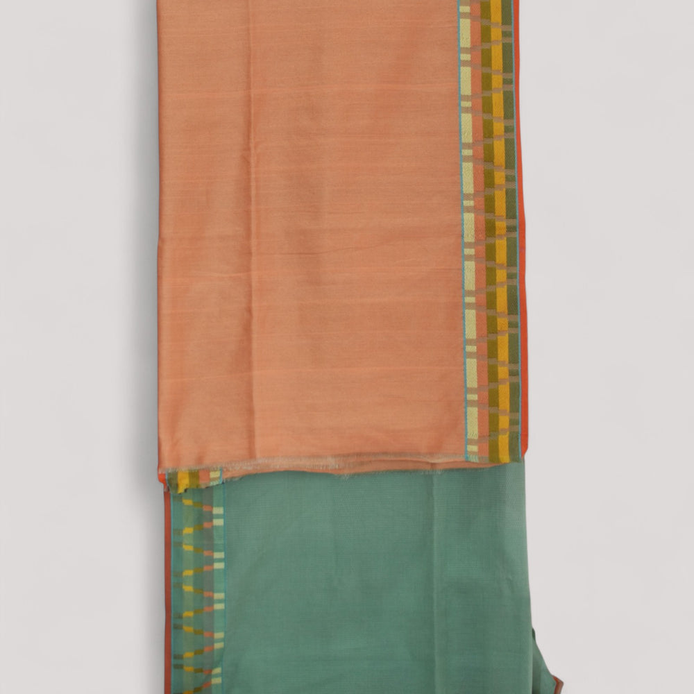 
                      
                        Sea Green - Gopuram Motif Organic Cotton Saree
                      
                    