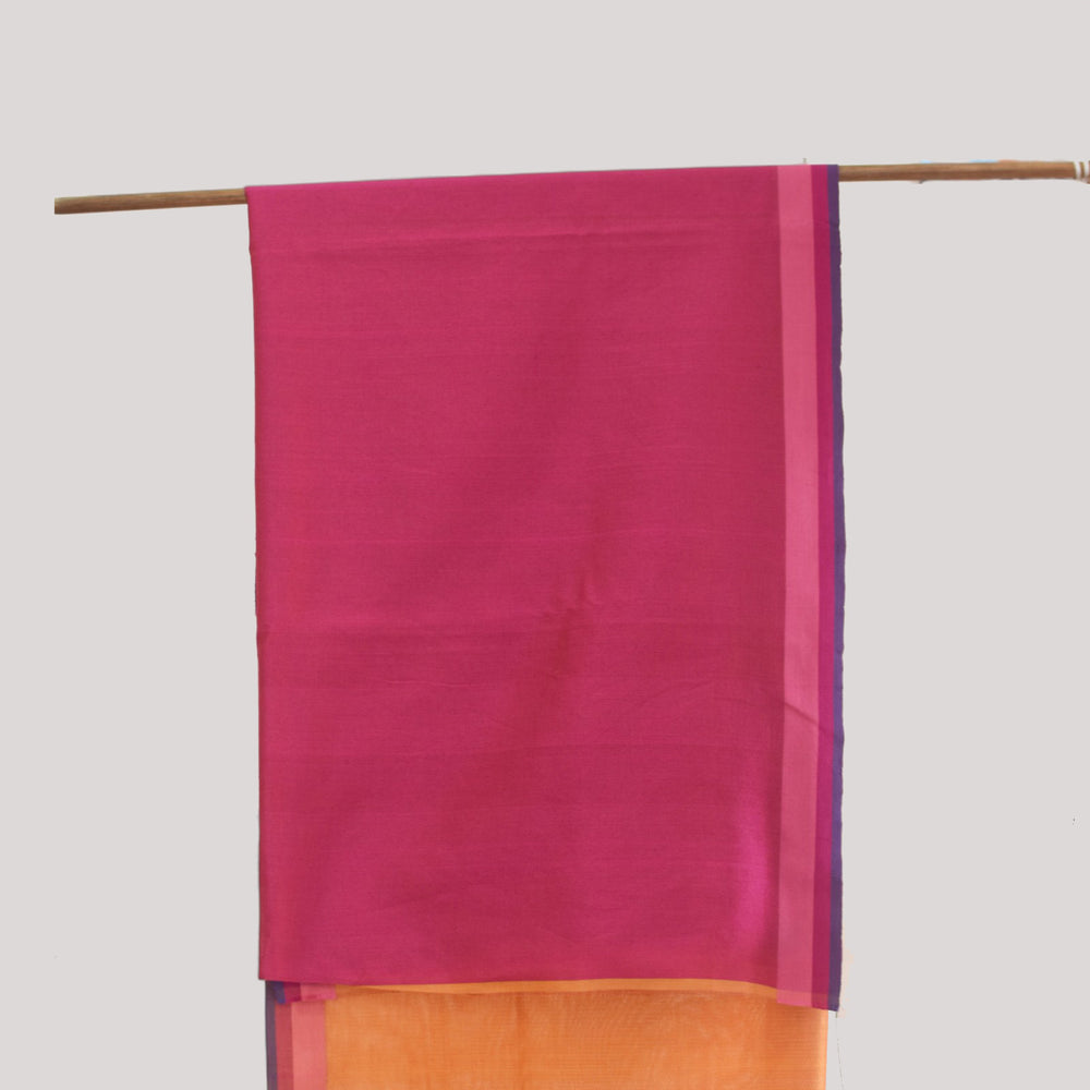 
                      
                        Orange - Triangle Motif Organic Cotton Saree
                      
                    