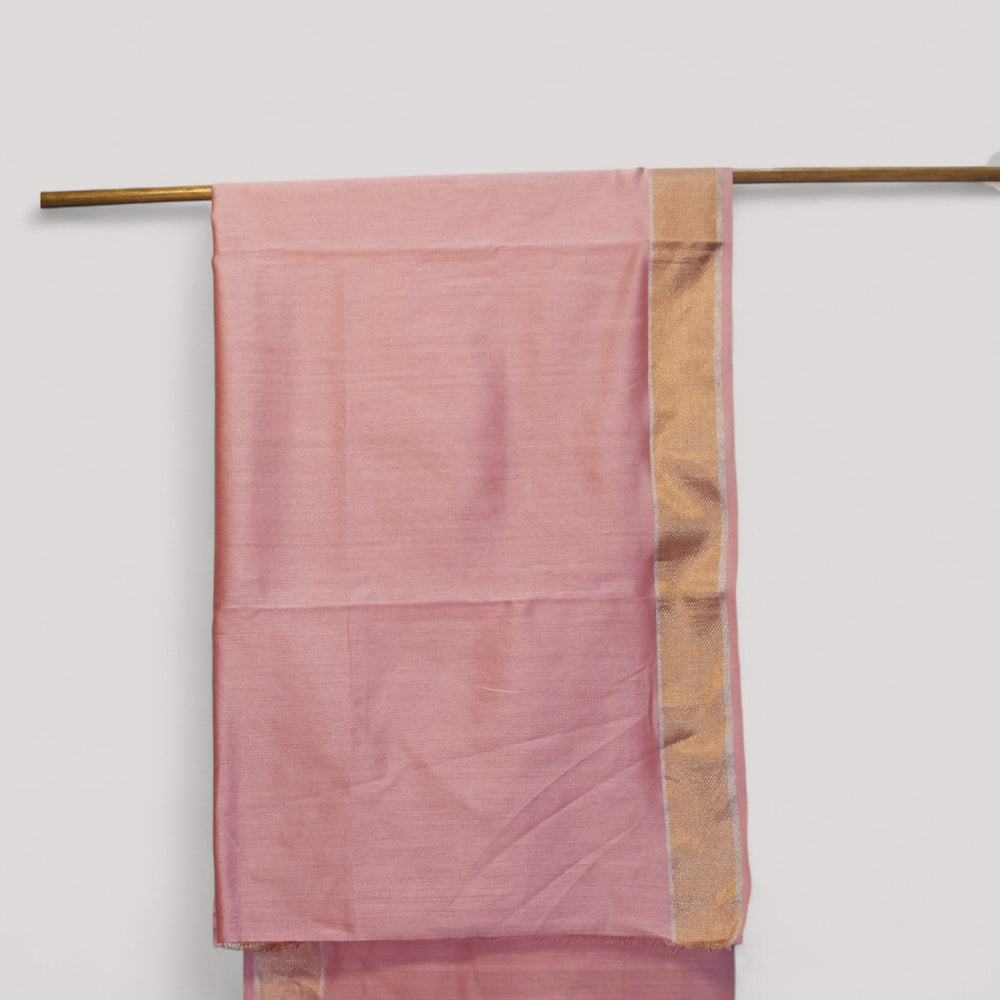 
                      
                        Light Pink - Gilded Grove Organic Cotton Saree
                      
                    