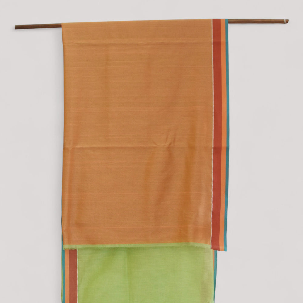 
                      
                        Lime Green - Triangle Motif Organic Cotton Saree
                      
                    