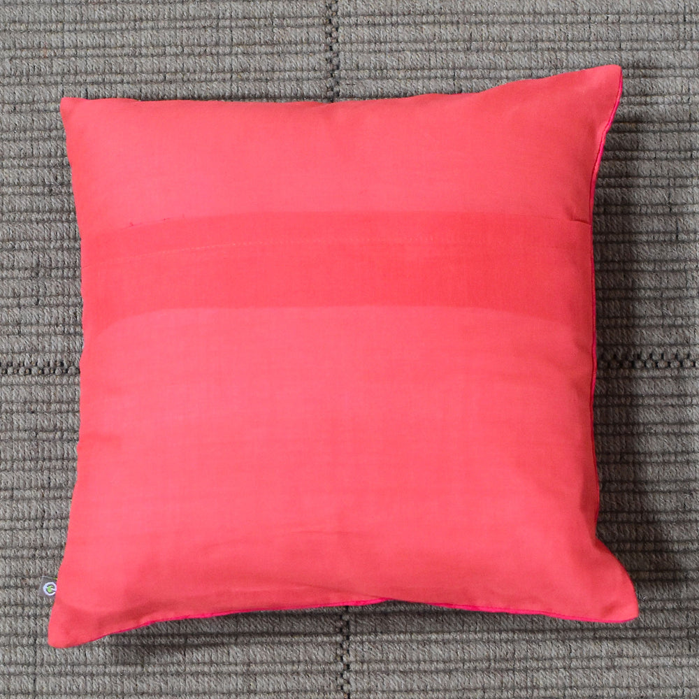 Orange & Pink - Organic Cotton Cushion Cover 6