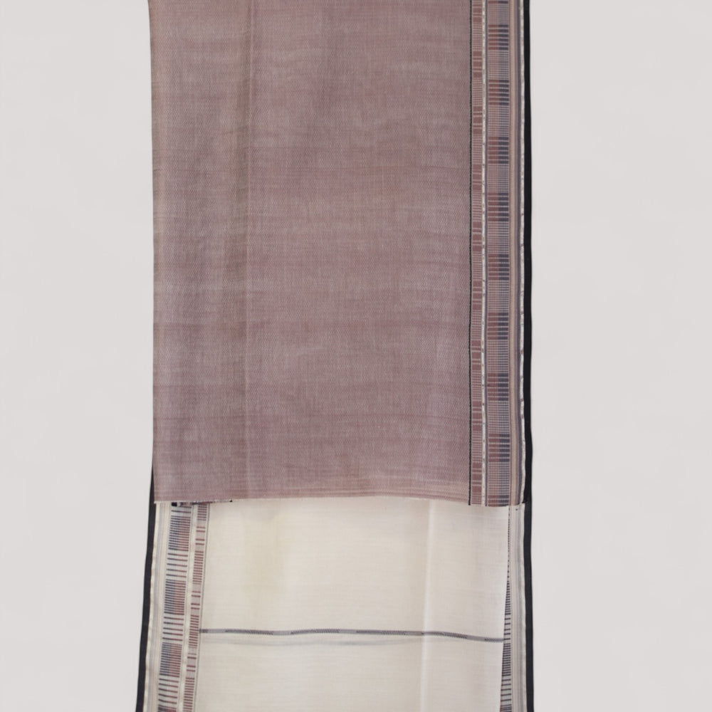 
                      
                        Off-White - Zig Zag Motif Organic Cotton Saree
                      
                    