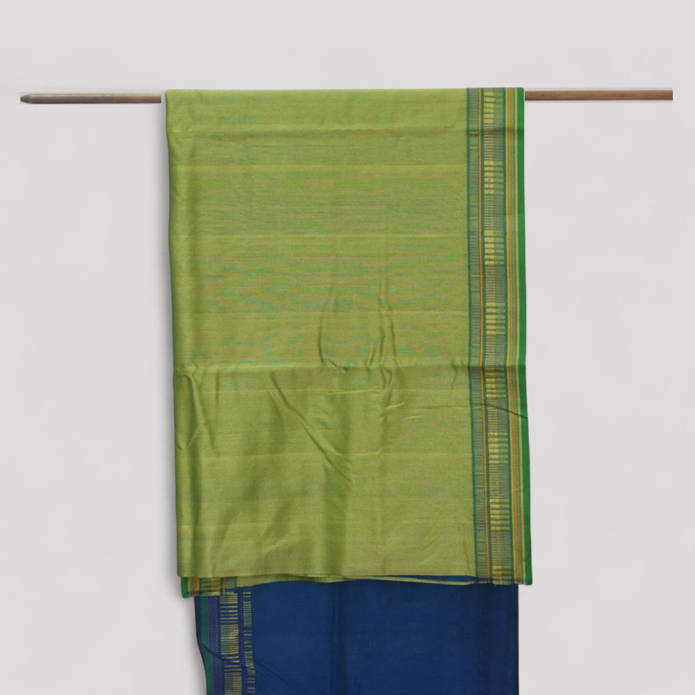 
                      
                        Blue - Sticks and Swirls Organic Cotton Saree
                      
                    