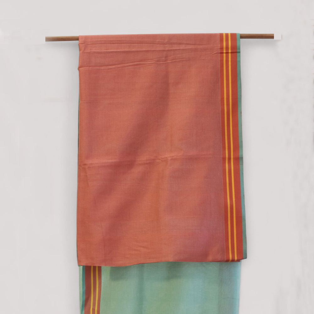 
                      
                        Sea Green - Tulip Motif Organic Cotton Saree
                      
                    