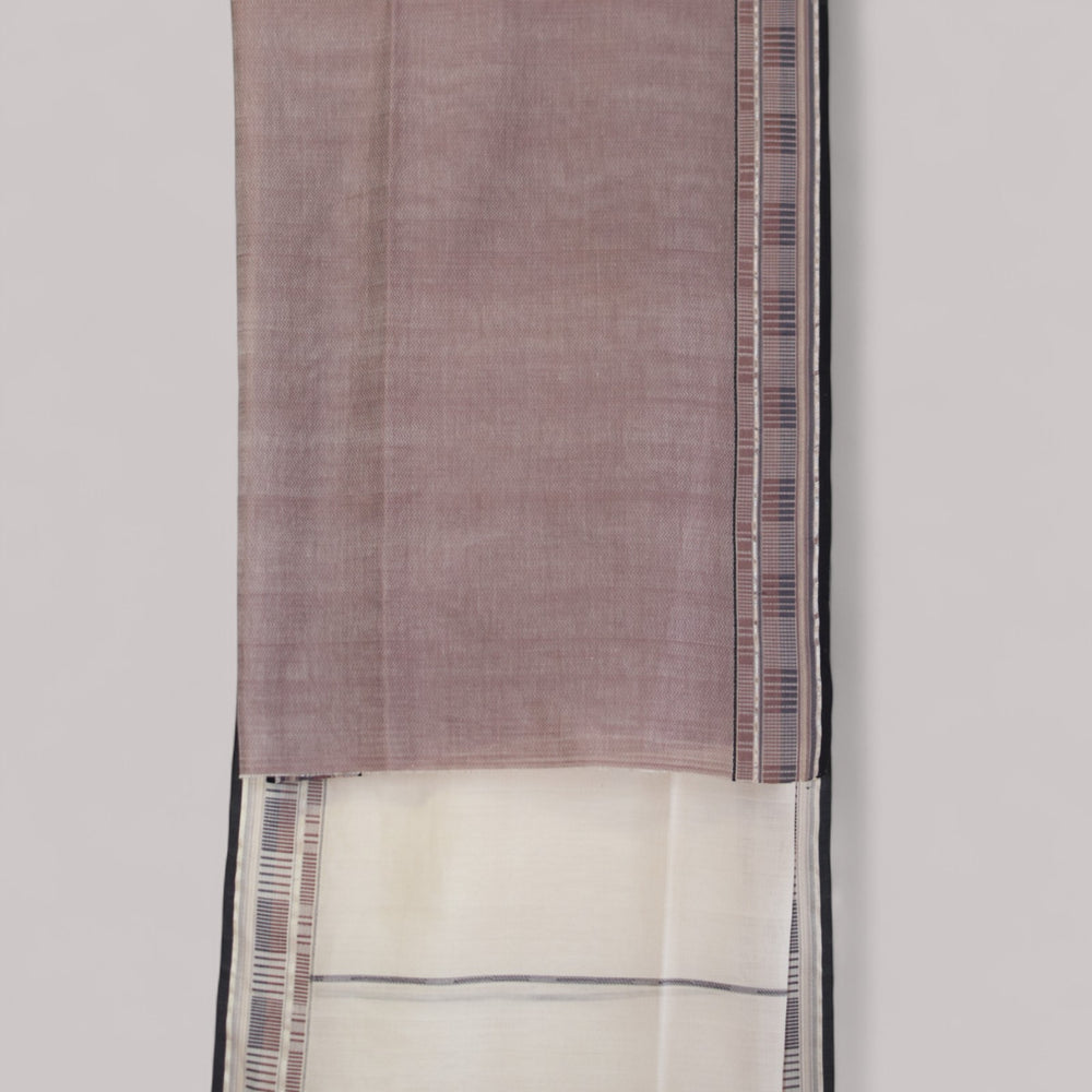 
                      
                        Off-White - Zig Zag Motif Organic Cotton Saree
                      
                    