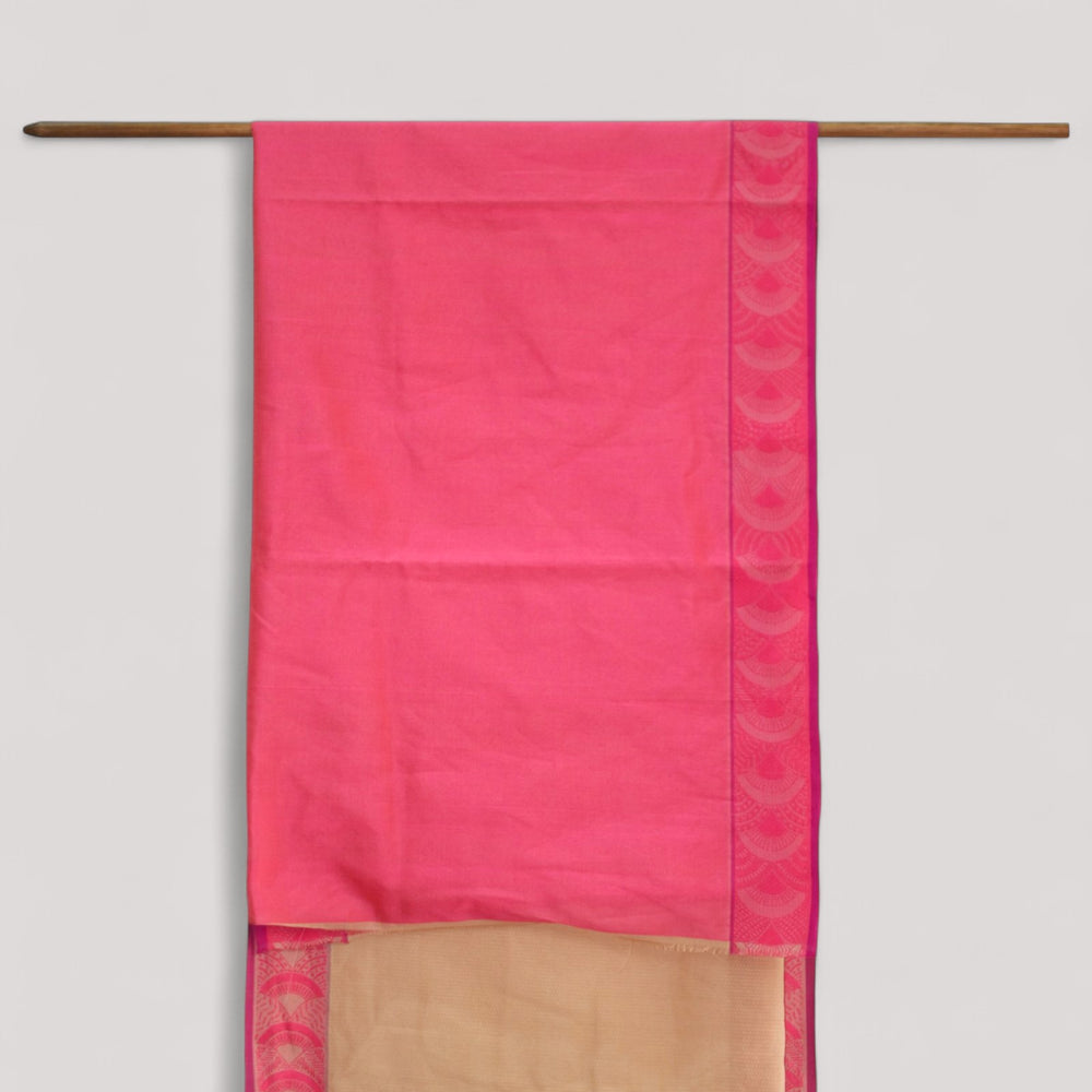 
                      
                        Beige - Arch Motif Organic Cotton Saree
                      
                    