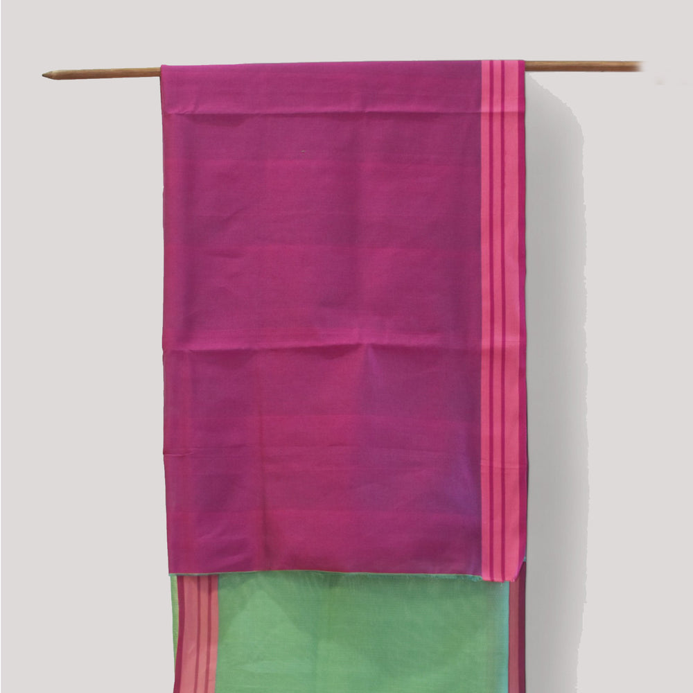 
                      
                        Green - Tulip Motif Organic Cotton Saree
                      
                    