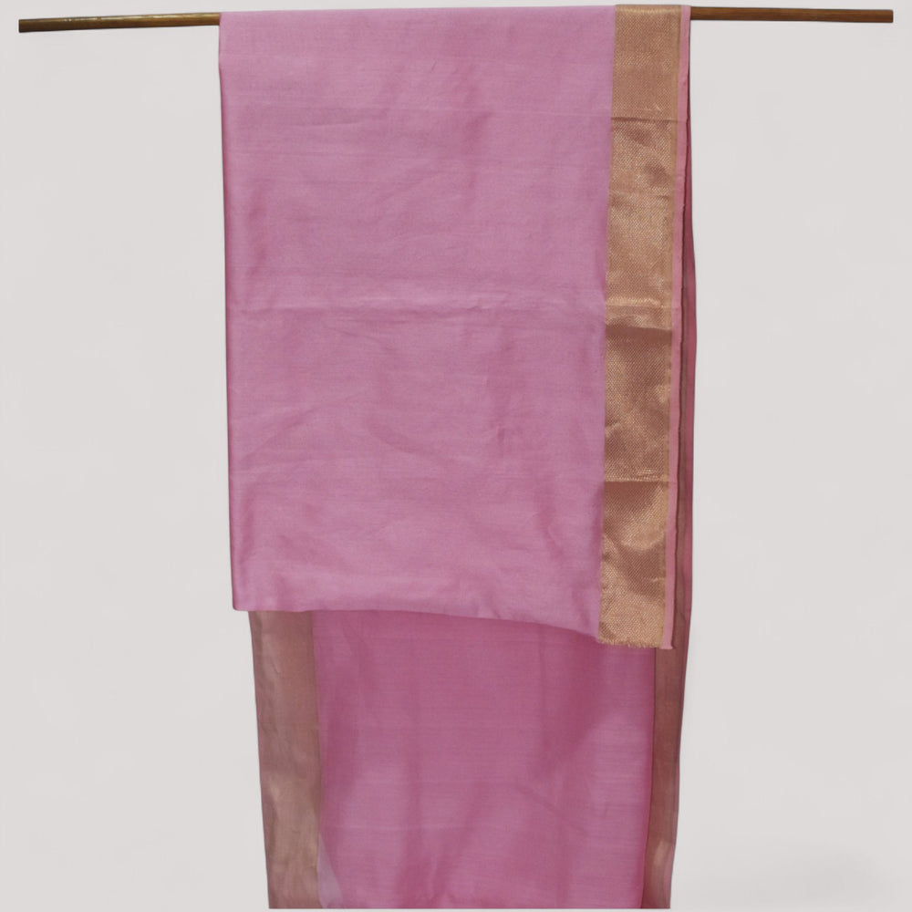 
                      
                        Baby pink - Lotus butta Organic Cotton Saree
                      
                    