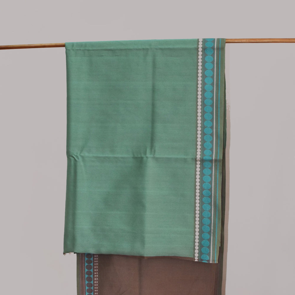 
                      
                        Dark Brown - Spherical Grace Organic Cotton Saree
                      
                    