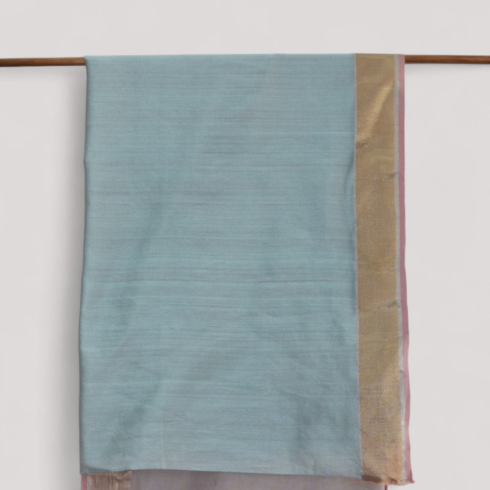 
                      
                        Ash Grey - Gilded Grove Organic Cotton Saree
                      
                    