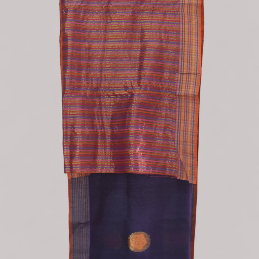 
                      
                        Purple - Rose Butta Organic Cotton Saree
                      
                    
