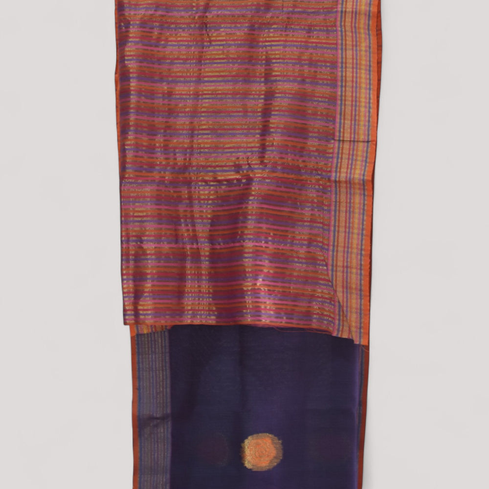 
                      
                        Purple - Rose Butta Organic Cotton Saree
                      
                    