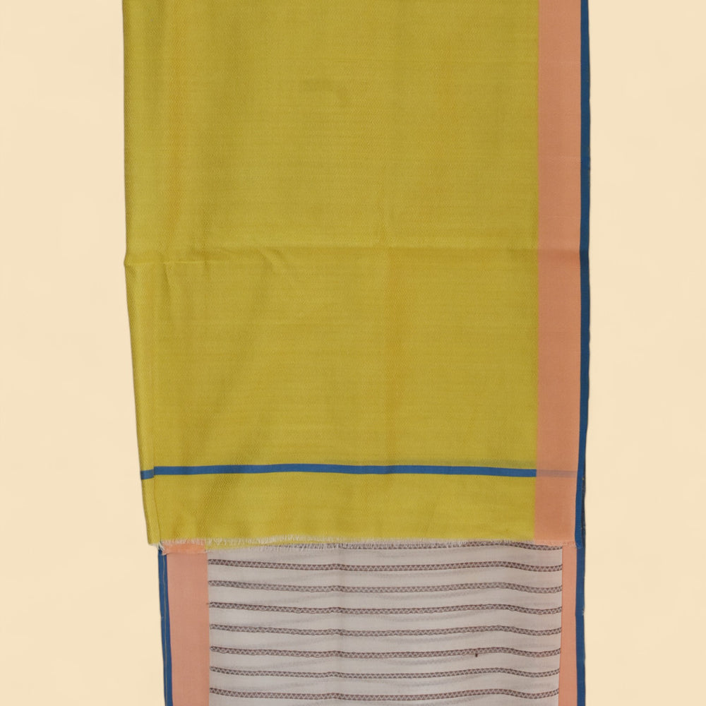 
                      
                        Off-White - Zig Zag Quilt Organic Cotton Saree
                      
                    