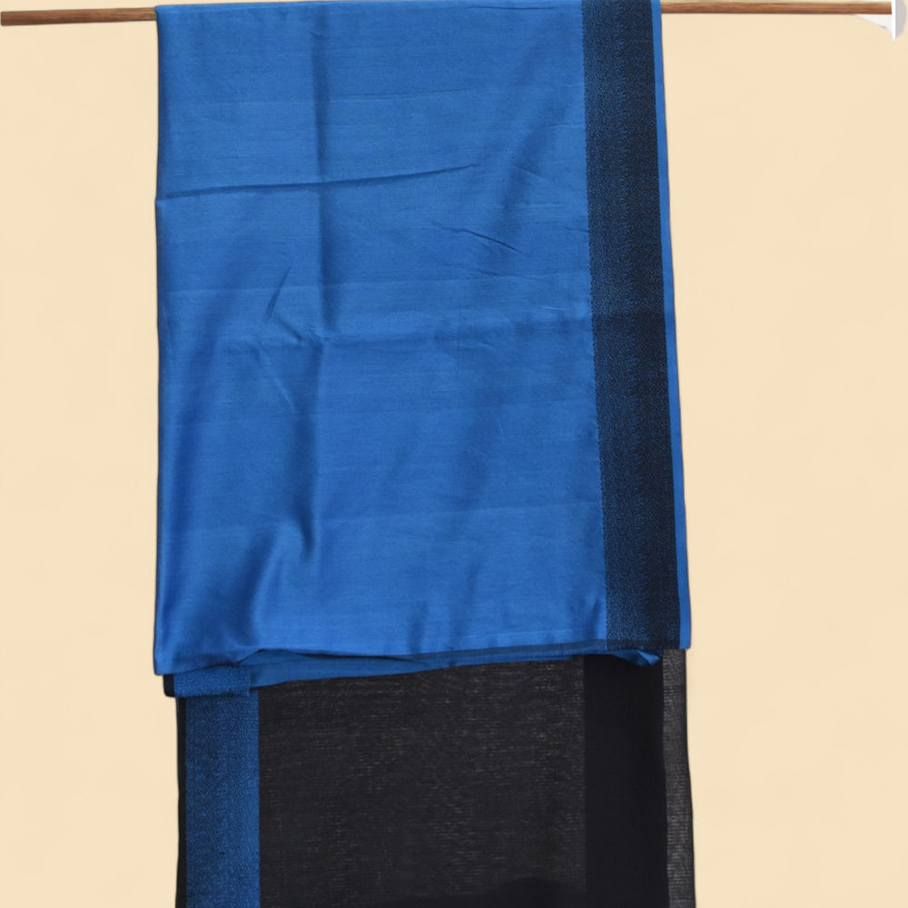 
                      
                        Black & Blue - Classic Organic Cotton Saree
                      
                    
