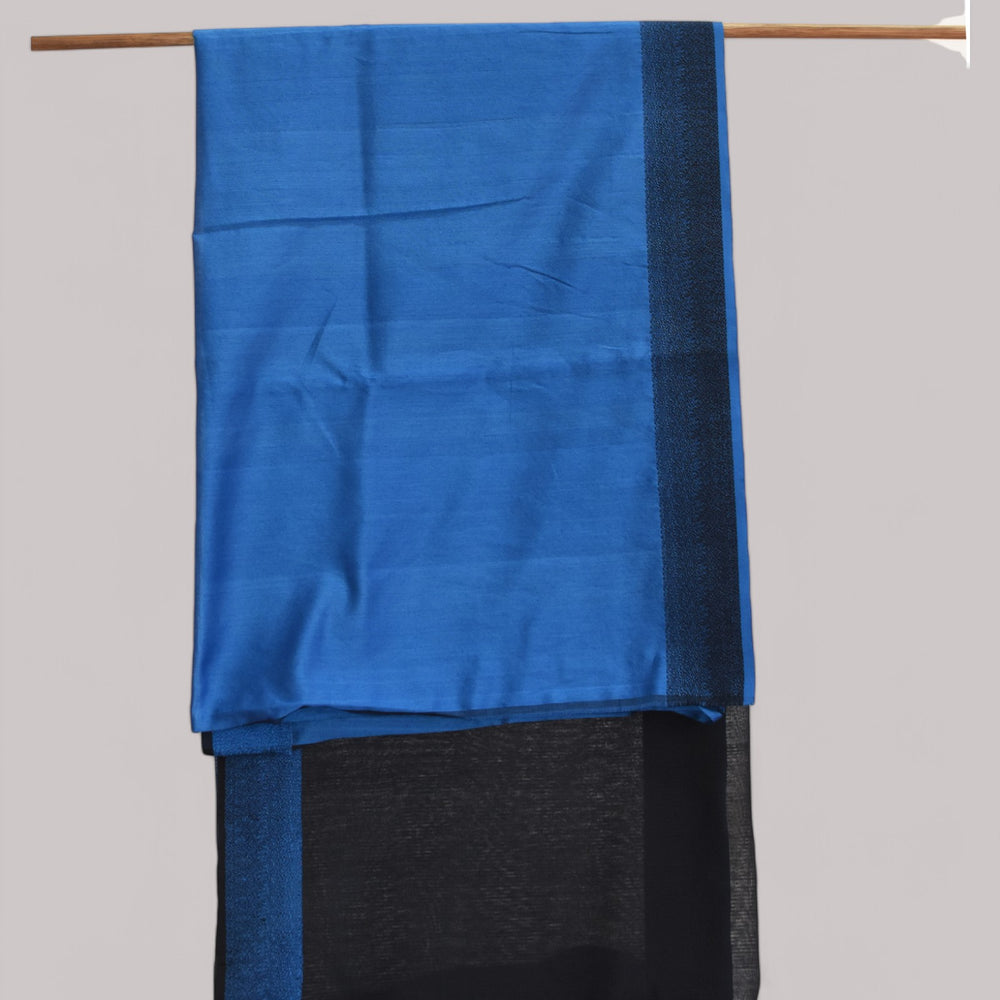 
                      
                        Black & Blue - Classic Organic Cotton Saree
                      
                    
