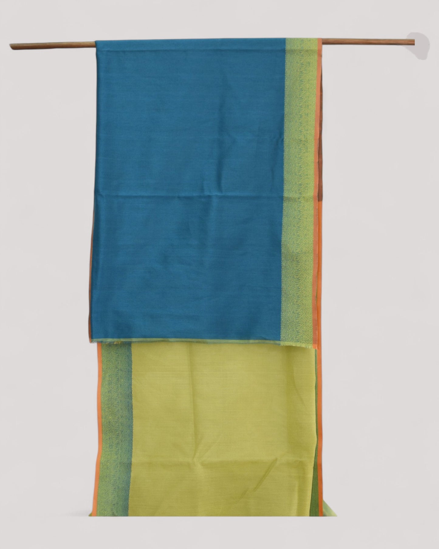 Parrot Green - Classic Organic Cotton Saree