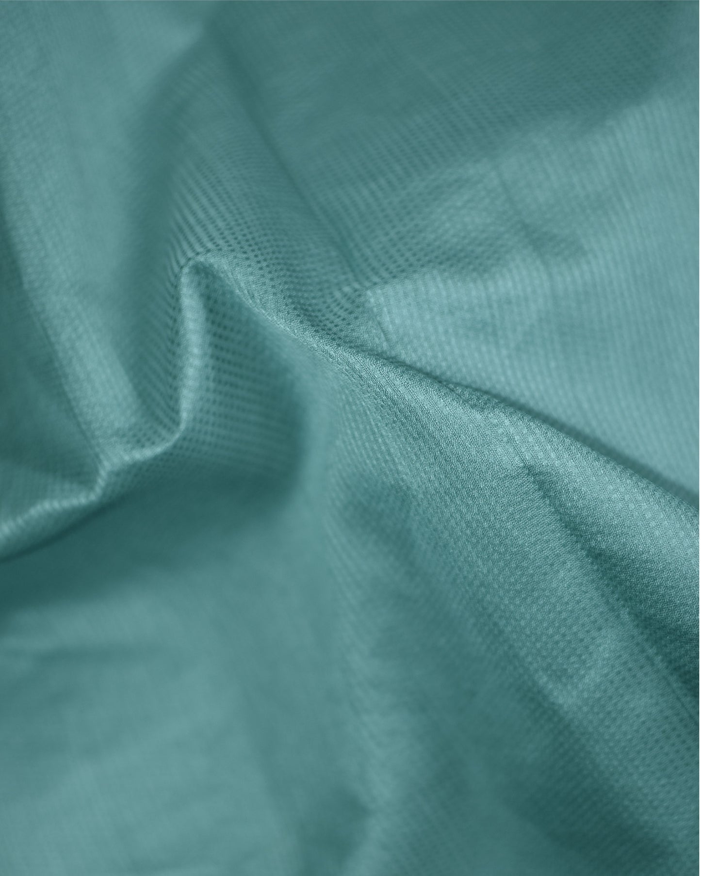 Sea Green - Diamond motif Organic Cotton Saree