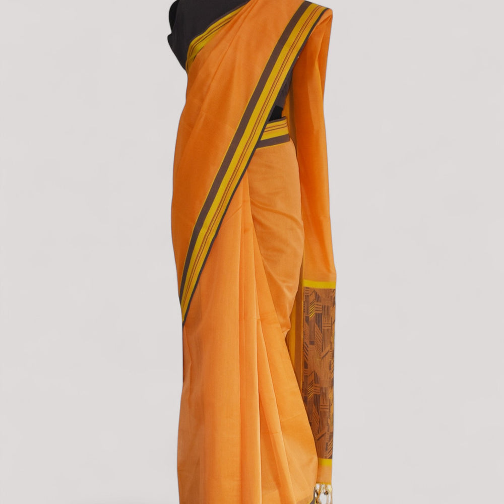 
                      
                        Mustard Yellow - Athangudi Organic Cotton Saree
                      
                    