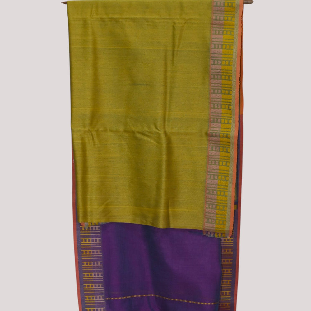 
                      
                        Purple - Honeycomb Harmony Organic cotton Saree
                      
                    