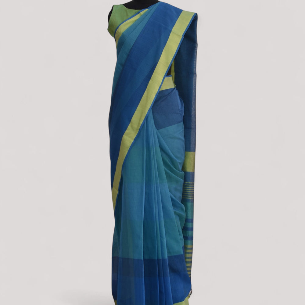 
                      
                        Blue - Classic Organic Cotton Saree
                      
                    