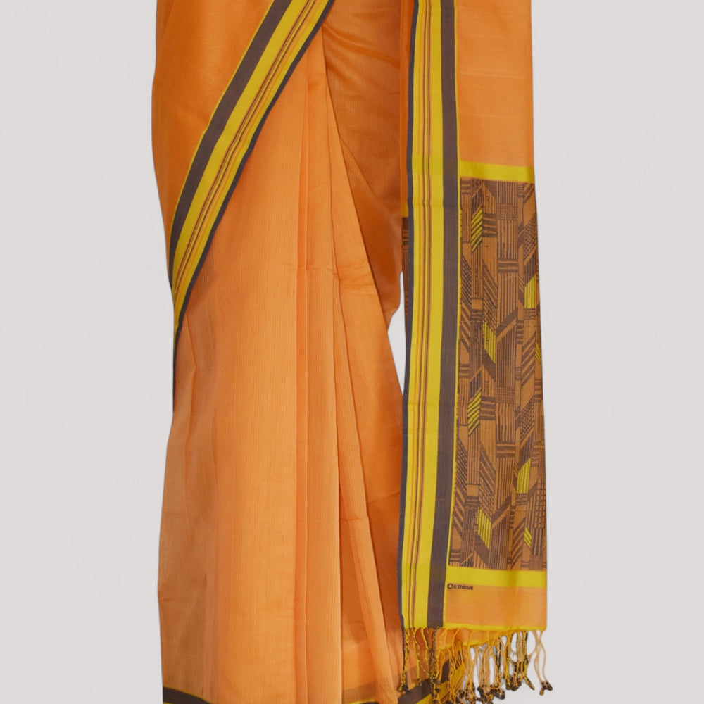 
                      
                        Mustard Yellow - Athangudi Organic Cotton Saree
                      
                    